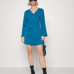 Even&Odd Woven Drape Mini Dress - Robe De Soirée - Blue -Even&Odd Soldes fb6b981f9f4349a494d0f889df62f9a2 scaled