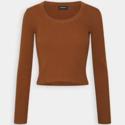 Even&Odd Flared Sleeve - Pullover - Brown 10 Even&Odd Flared Sleeve - Pullover - Brown -Even&Odd Soldes fb708b6761404baca50caf3165b3fe39 scaled