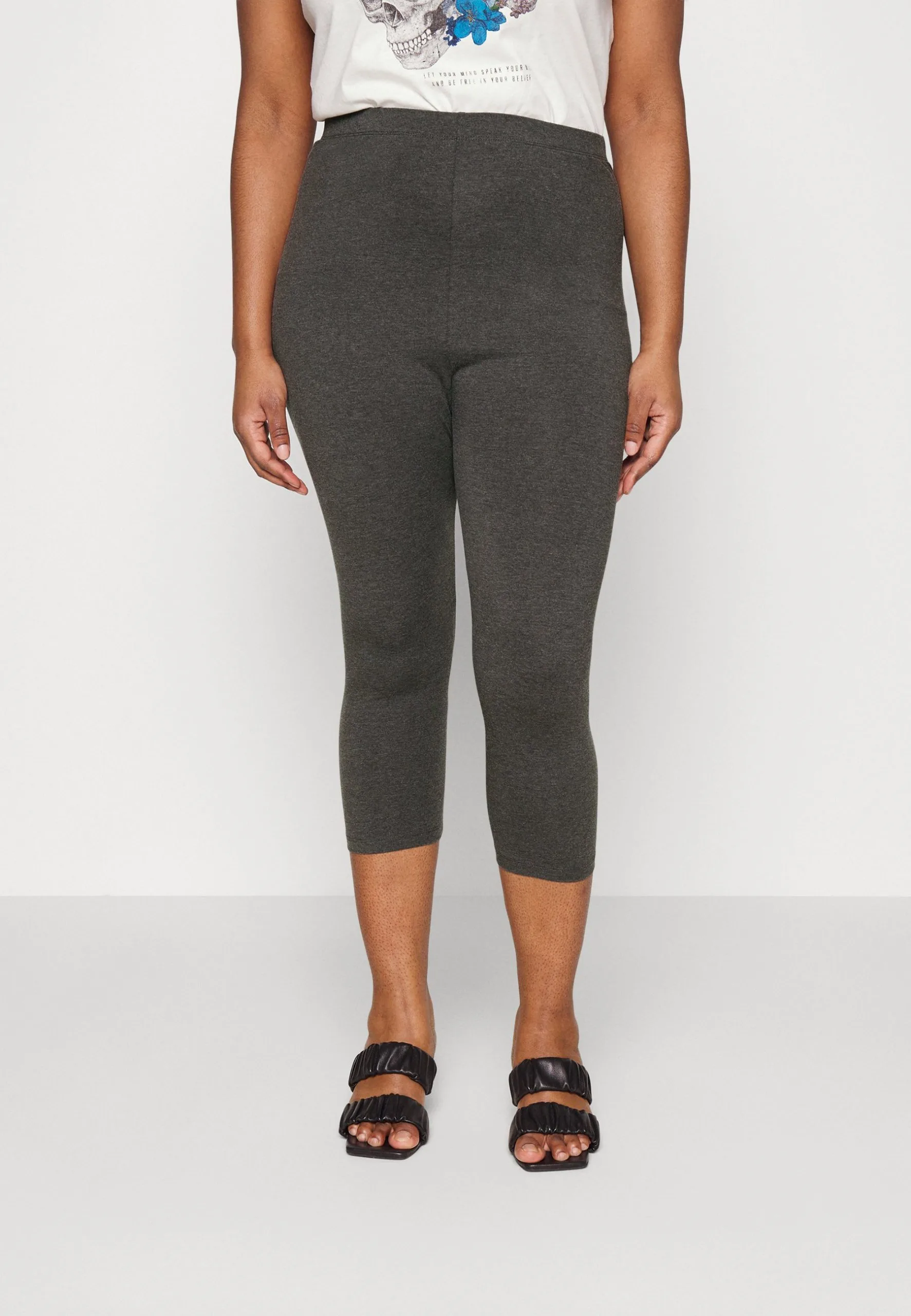 2 Pack - Legging - Black/Mottled Dark Grey 4 2 Pack - Legging - Black/Mottled Dark Grey – Image 2