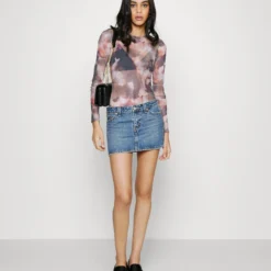 Even&Odd 2In1 - T-Shirt Imprimé - Black/Multi-Coloured